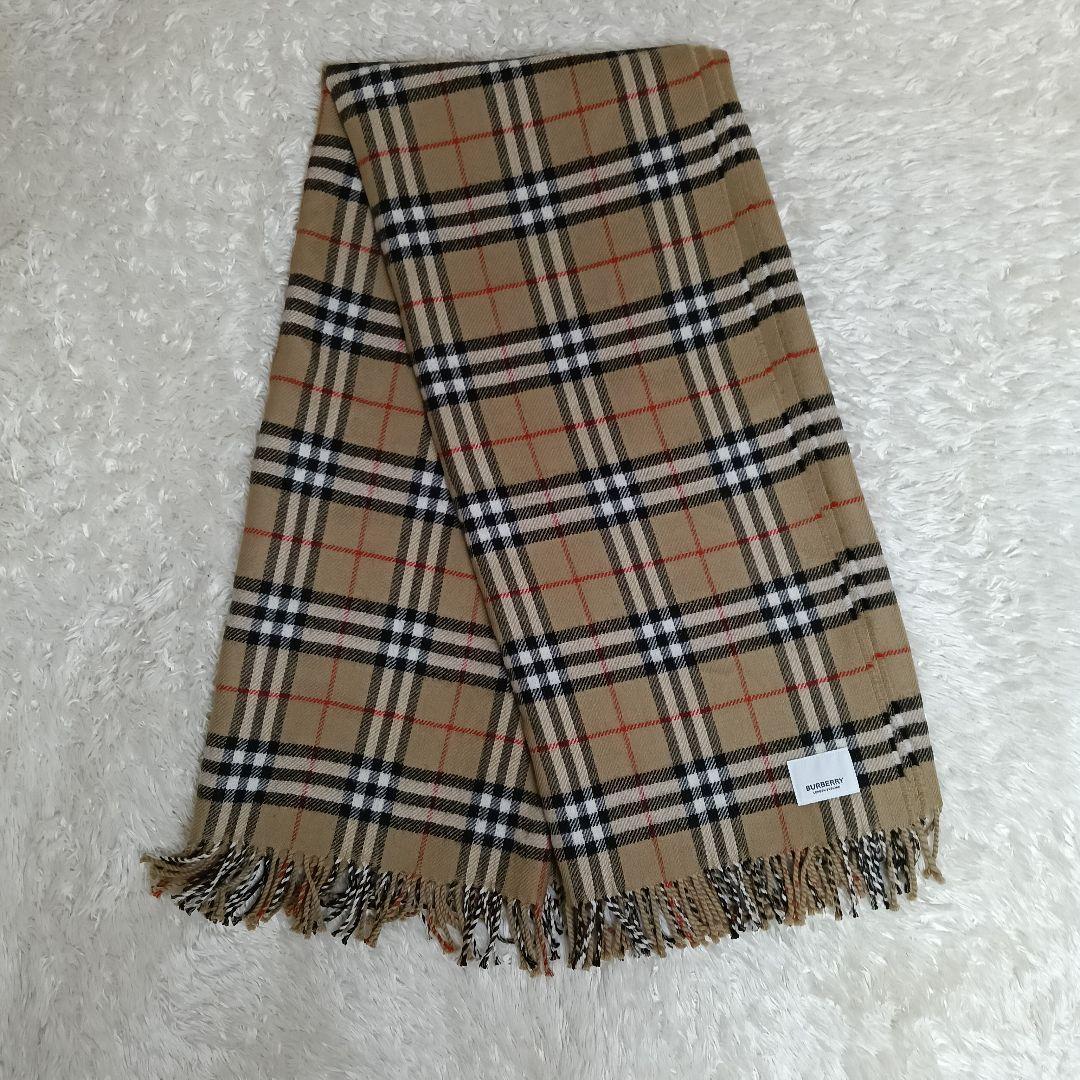 ✨極美品✨現行BURBERRY　ヴィンテージチェックマフラー ブランケット