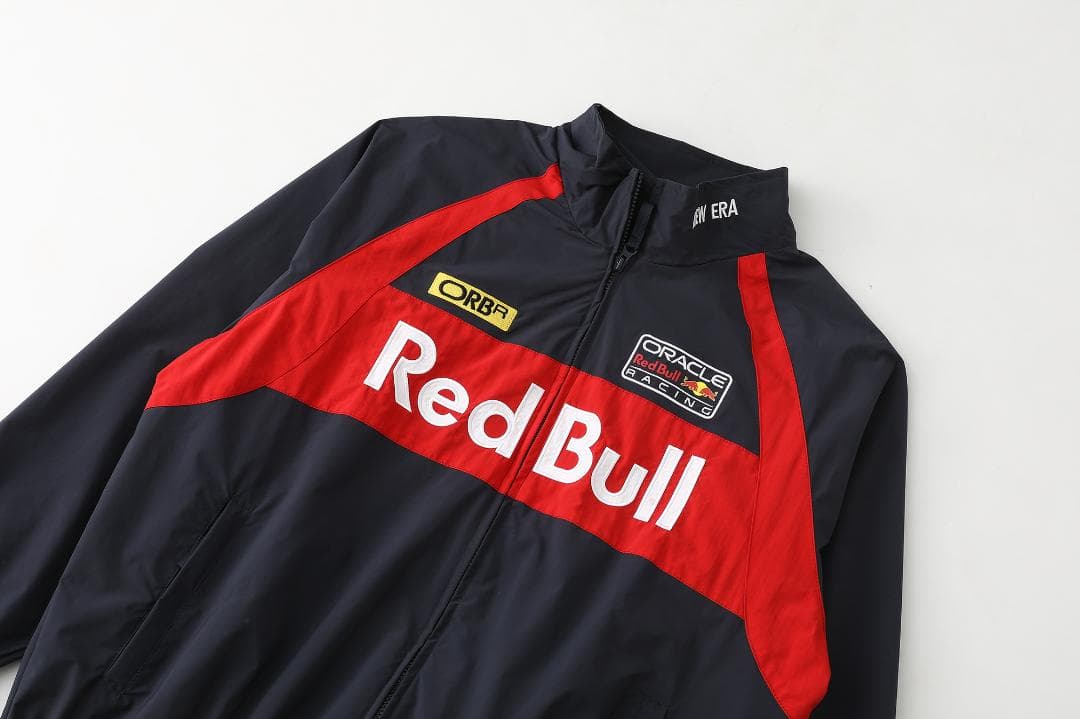 NEWERAトラックジャケット Oracle Red Bull Racinグレー