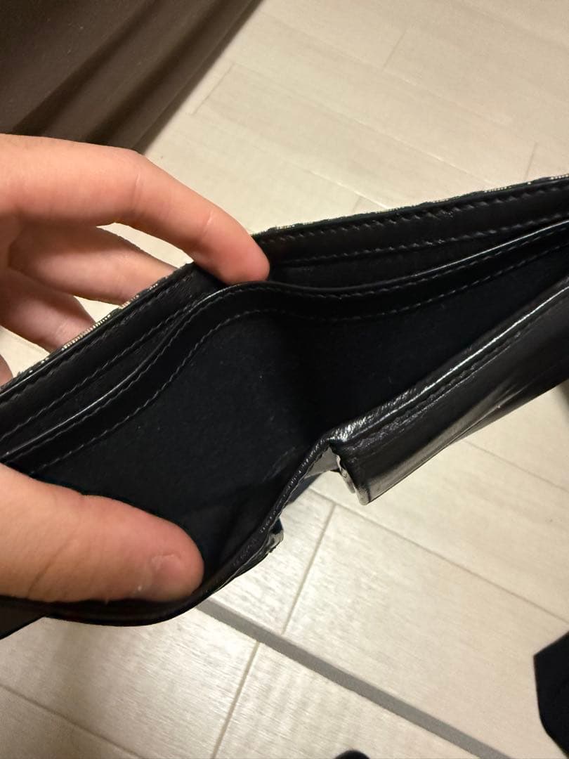 Dior ケース付きウォレット　二つ折り財布 ディオールオブリーク