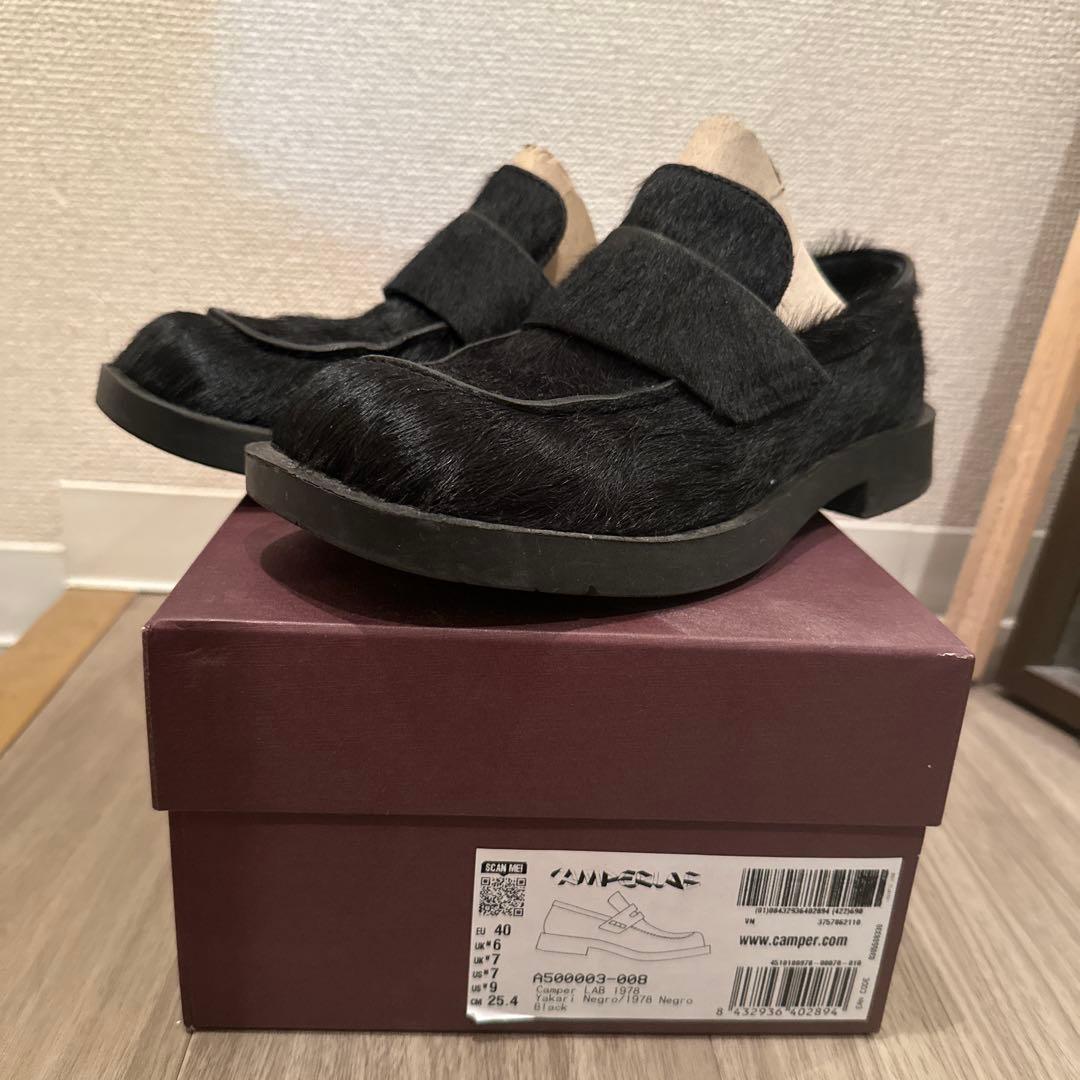 Camper lab スクエアトゥ ローファー 40