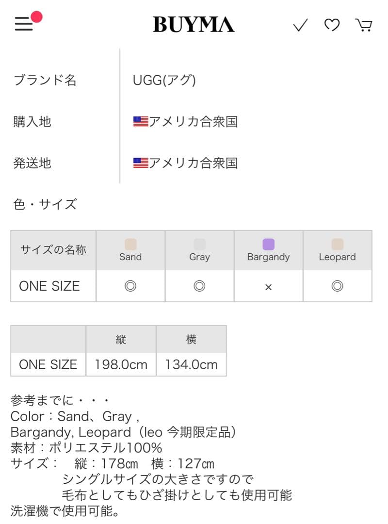 ☆新品・未使用☆UGG ヒョウ柄フリースブランケット