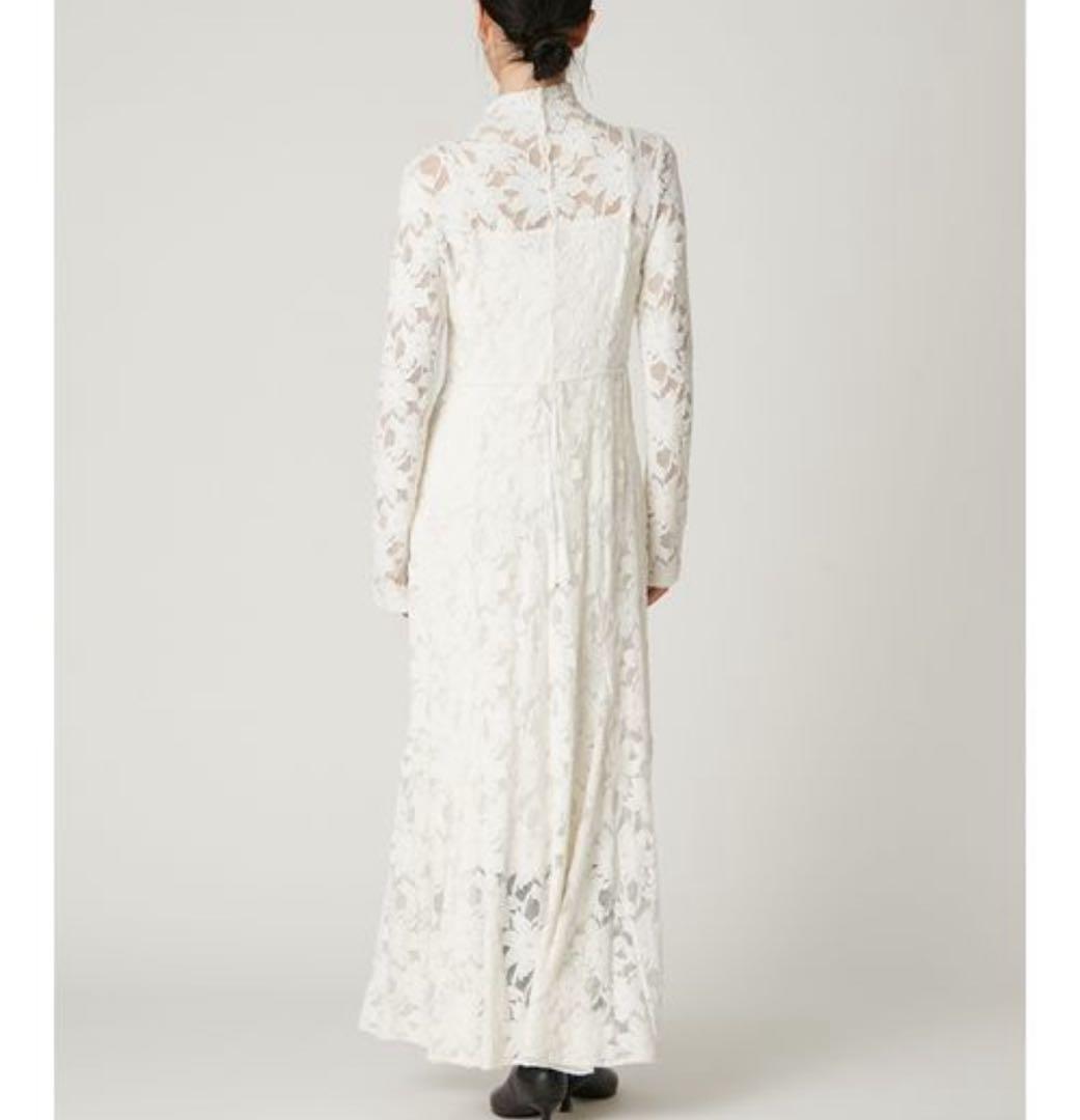 FRAY I.D フラワーストレッチレースワンピース