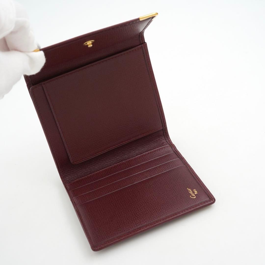 C☆shop ✨極上美品・箱付き✨　Cartier 二つ折り　マストライン