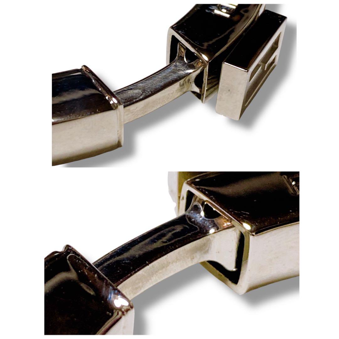 フェンディ 良品 アイコニック リングチャーム ストラップ Dカン シルバー