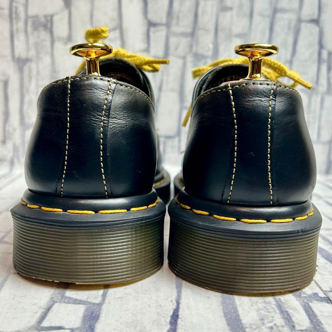 美品✨ドクターマーチン 3ホール 1461 オールイエローステッチ UK7
