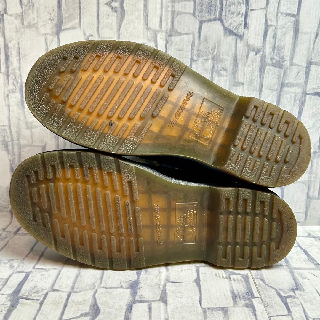 美品✨ドクターマーチン 3ホール 1461 オールイエローステッチ UK7