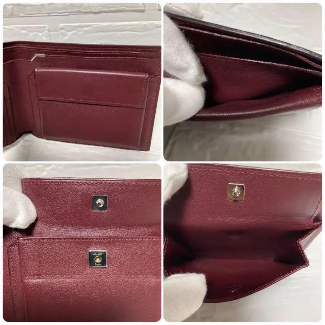 Cartier カルティエ 財布 二つ折 ブラック