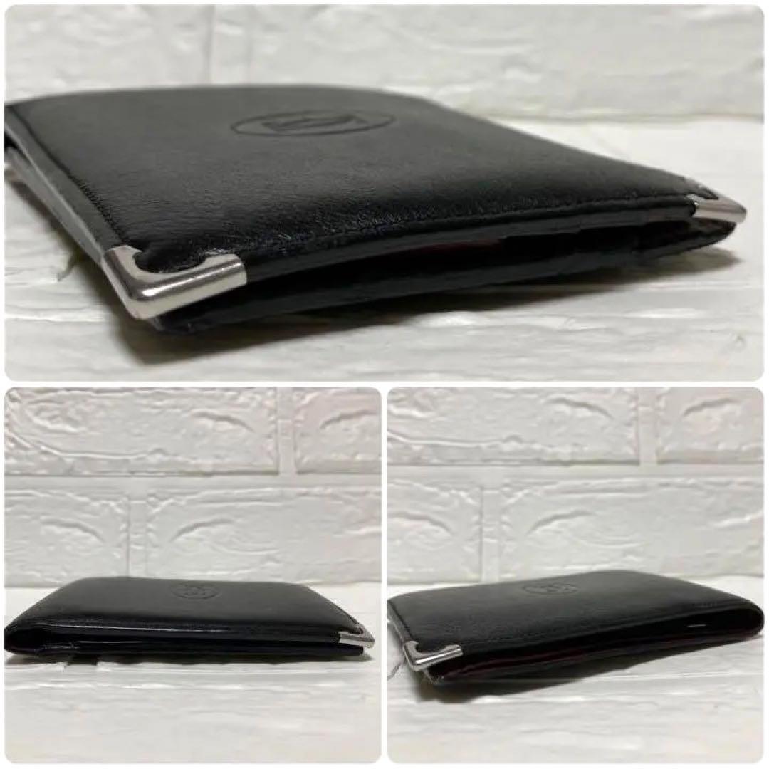 Cartier カルティエ 財布 二つ折 ブラック