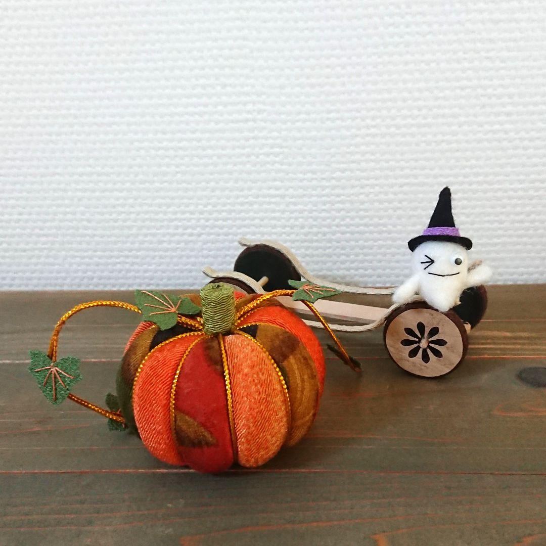 【Momo mom様】ハロウィン飾り かぼちゃの馬車 特注 ハンドメイド