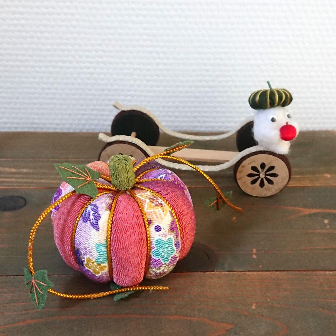 【Momo mom様】ハロウィン飾り かぼちゃの馬車 特注 ハンドメイド