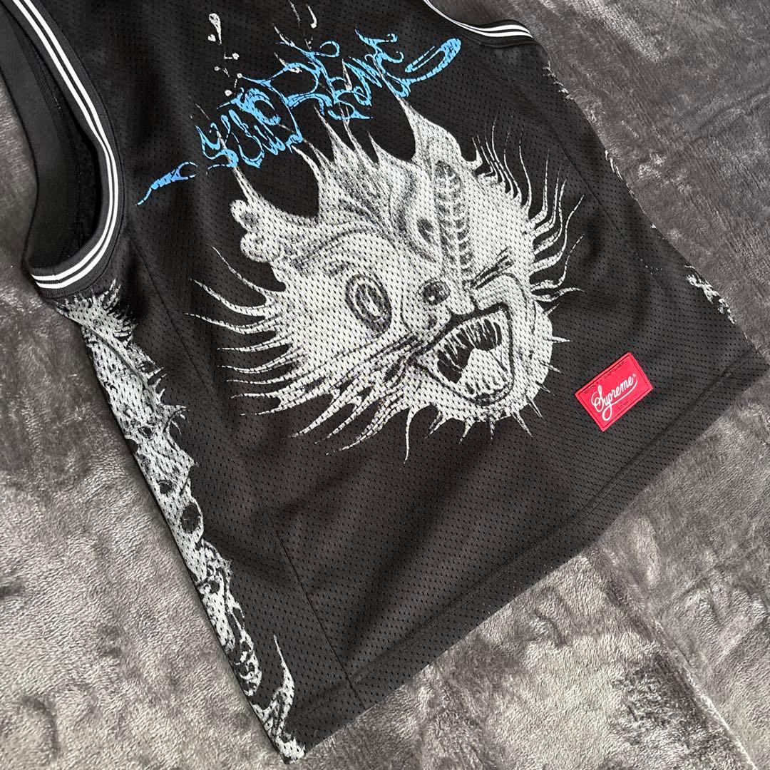 新品シュプリーム　タンクトップ　Animal Basketball Jersey