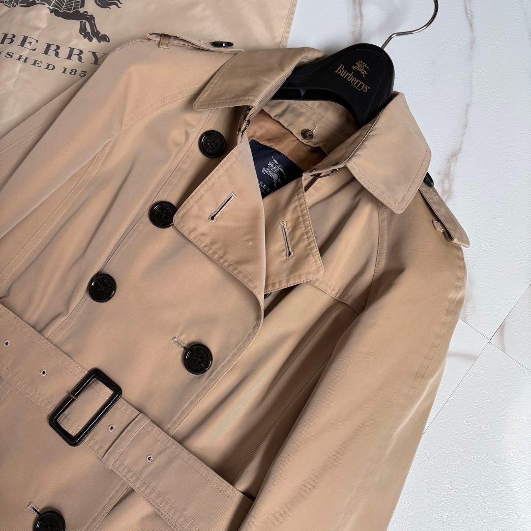 美品◆バーバリーロンドン ライナー付 トレンチコート ハニーベージュ 40 L