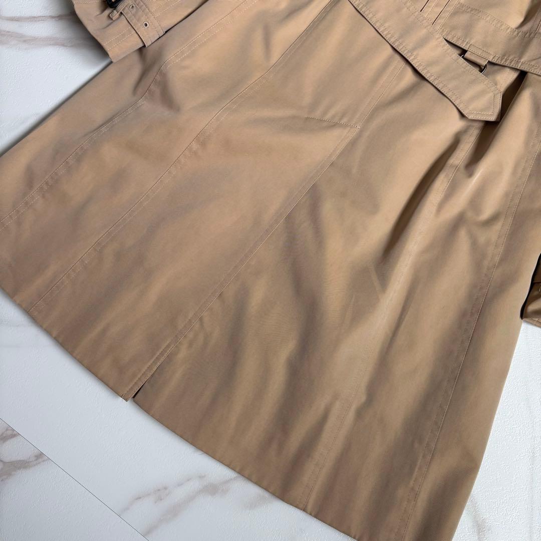 美品◆バーバリーロンドン ライナー付 トレンチコート ハニーベージュ 40 L
