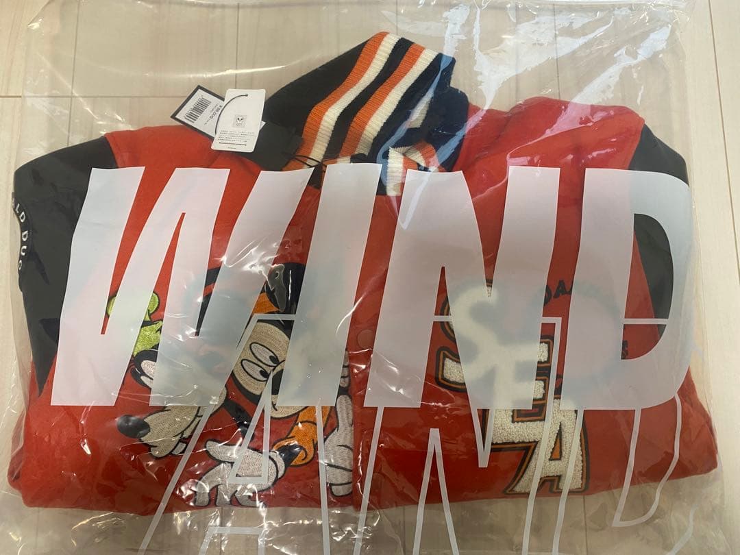 最終値下げWIND AND SEA ディズニーナンバリング スタジアムジャケット