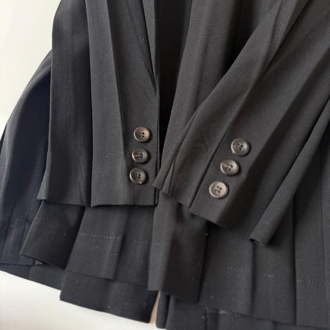 ISSEY MIYAKE プリーツ テーラードジャケット サイズS ブラック