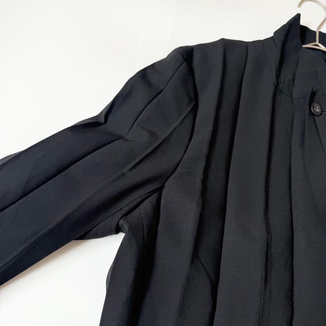 ISSEY MIYAKE プリーツ テーラードジャケット サイズS ブラック