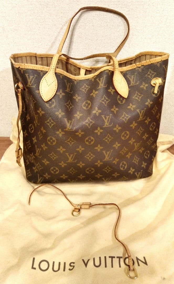 LOUIS VUITTON モノグラム トートバッグ ネヴァーフル M40156