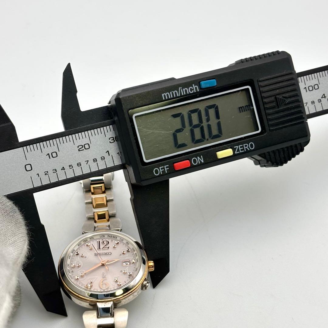 SEIKO LUKIA/ ルキア レディダイヤ 電波時計 lk 1P ソーラー