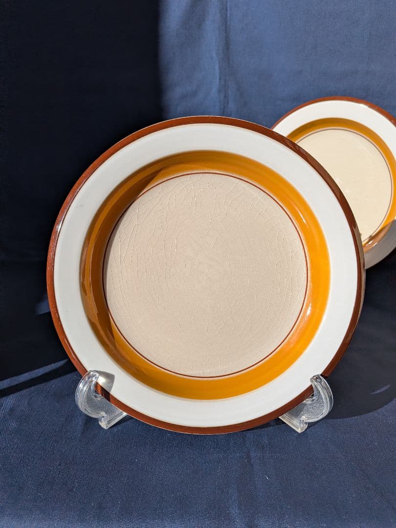 ストーンウェア　ASAKE SOLAR　大皿5枚＆ティー／シュガーポット組合わせ