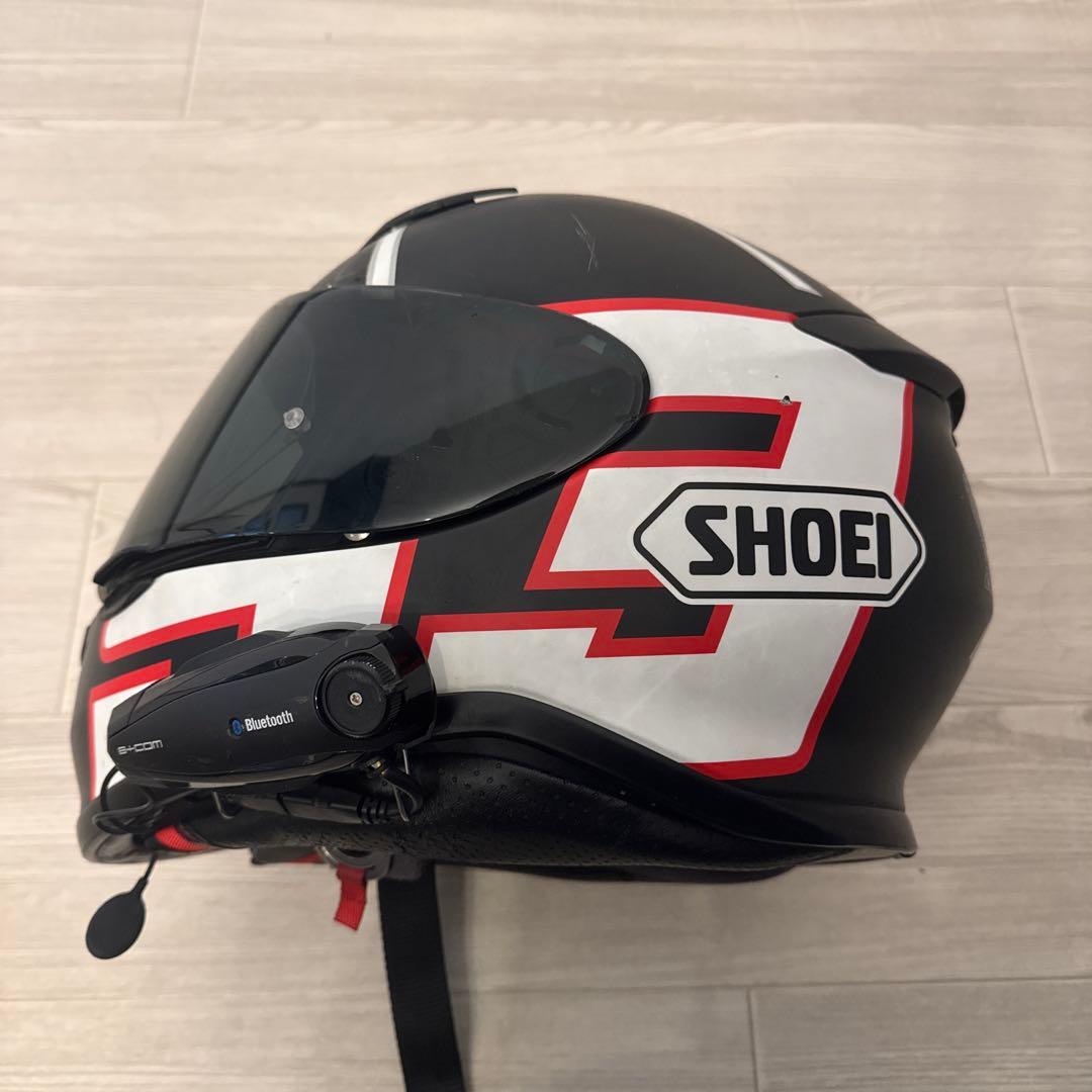 SHOEI Z7 マルケス・モデル Lサイズ シールド+ビーコム