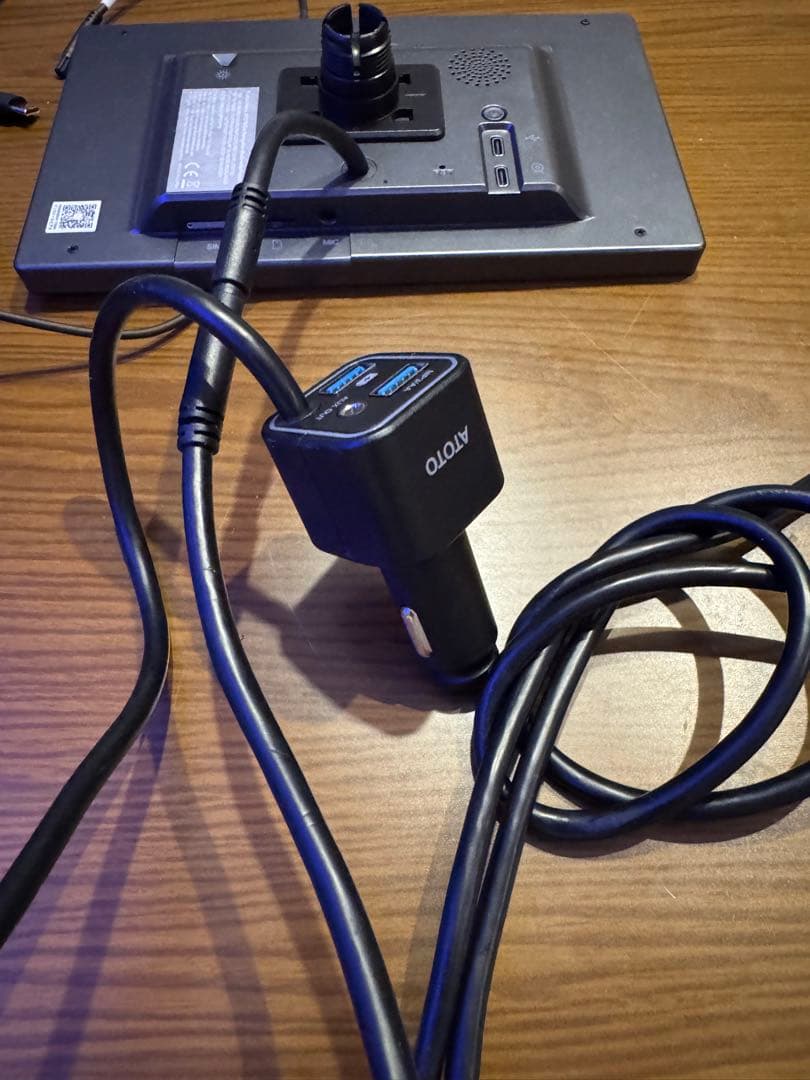 ATOTO P9 シガーソケット電源ok