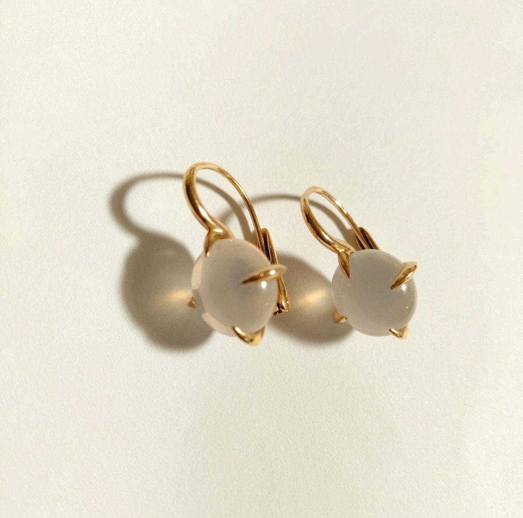 ポメラート　k18クォーツピアス　pomellato 　　ヌード好きに