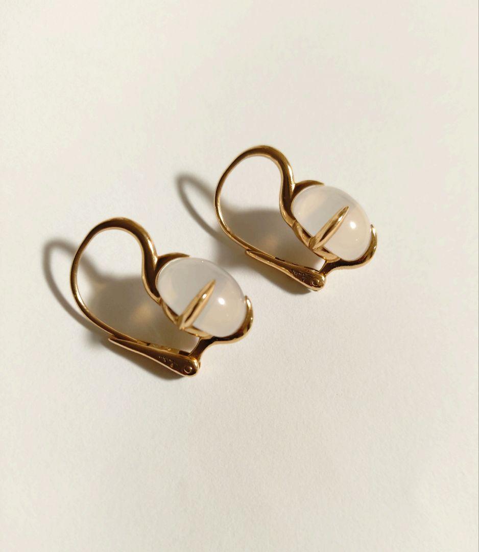 ポメラート　k18クォーツピアス　pomellato 　　ヌード好きに