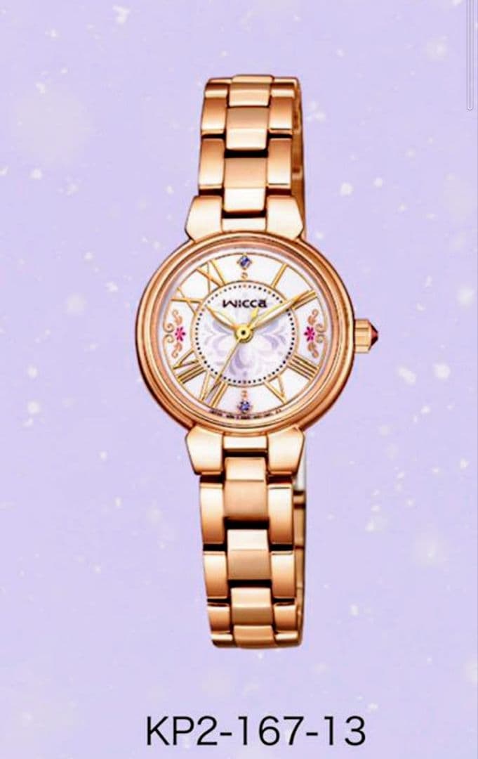 シチズン Wicca アナと雪の女王 アナモデル レディース