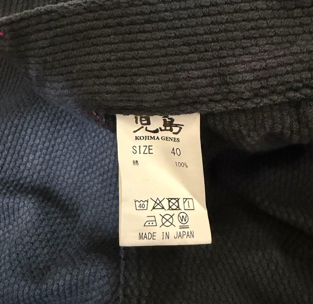 【masato】児島ジーンズ 刺し子 ハーフパンツ 40インチ ブラック