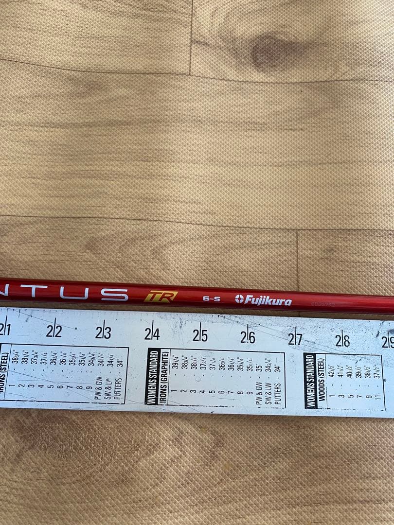 256 フジクラ　ベンタスレッドTR 6S タイトスリーブ付　ドライバー用