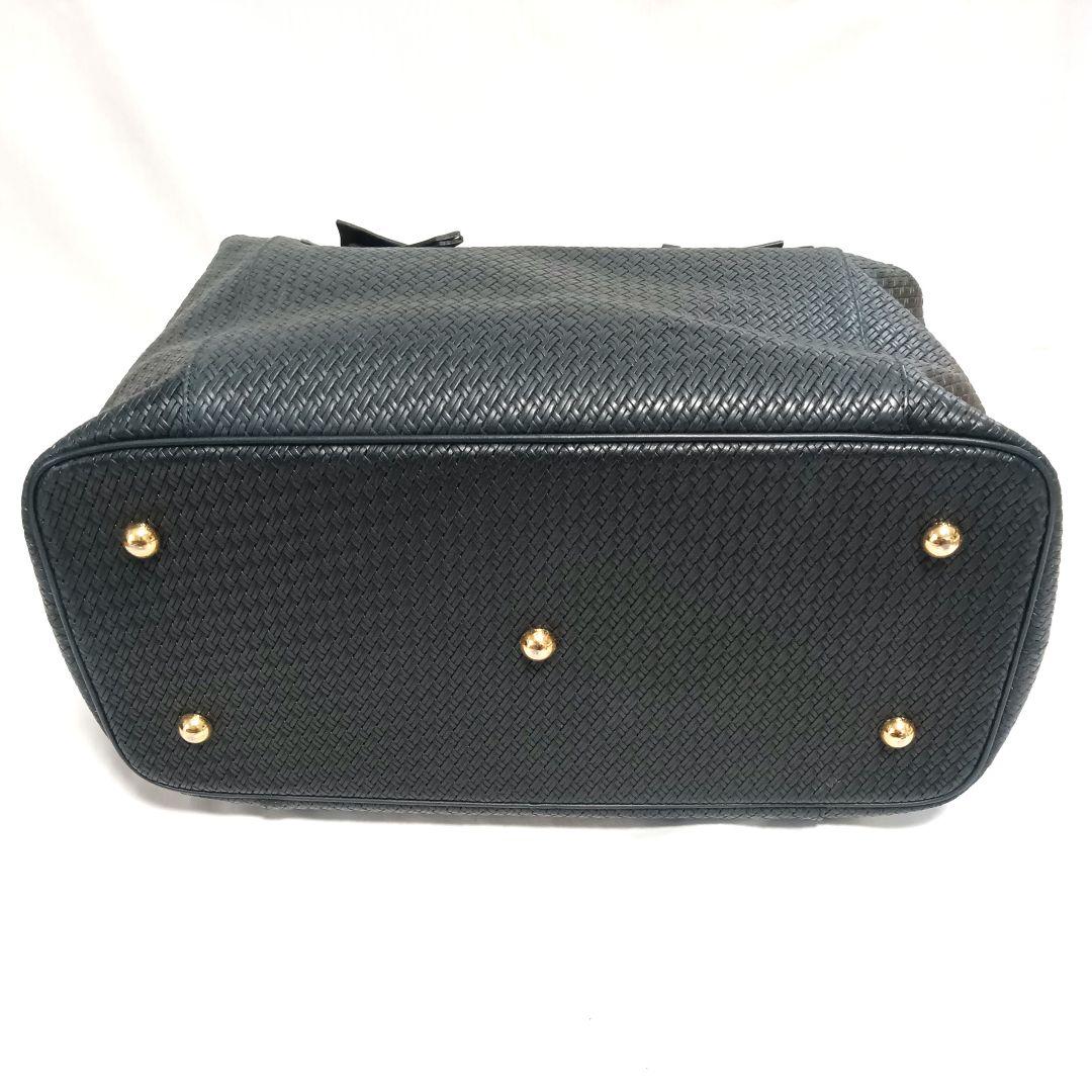 廃盤希少美品 フラソリティ 日本製 ボストンバッグ ショルダースト付き 紺色本革