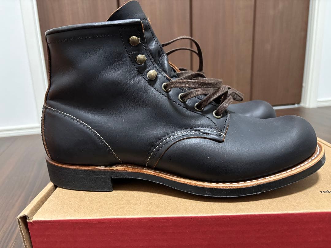 RED WING 3345 ブラックスミス 茶芯レザー26.0cm