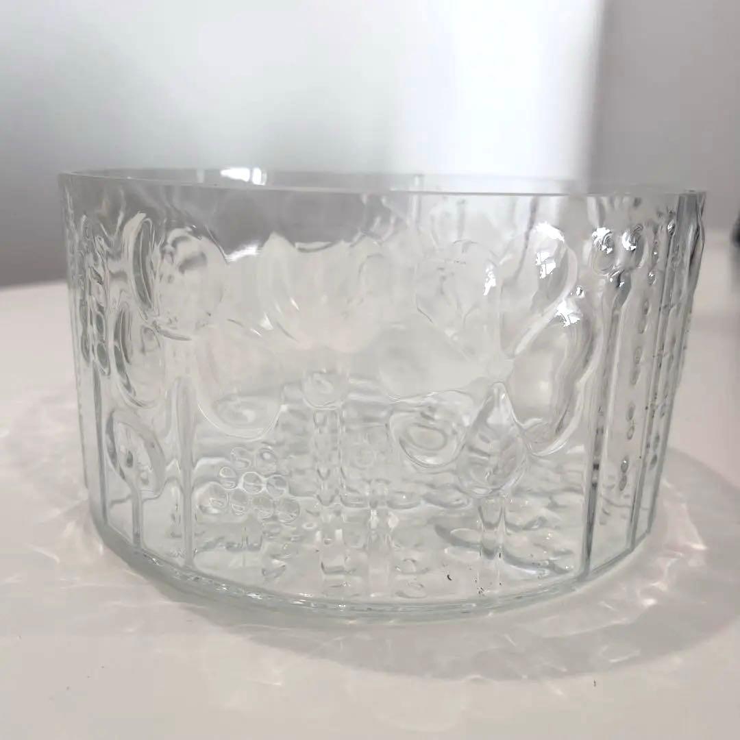 ヌータヤルヴィ フローラ ガラス ボウル 15cm ヴィンテージ