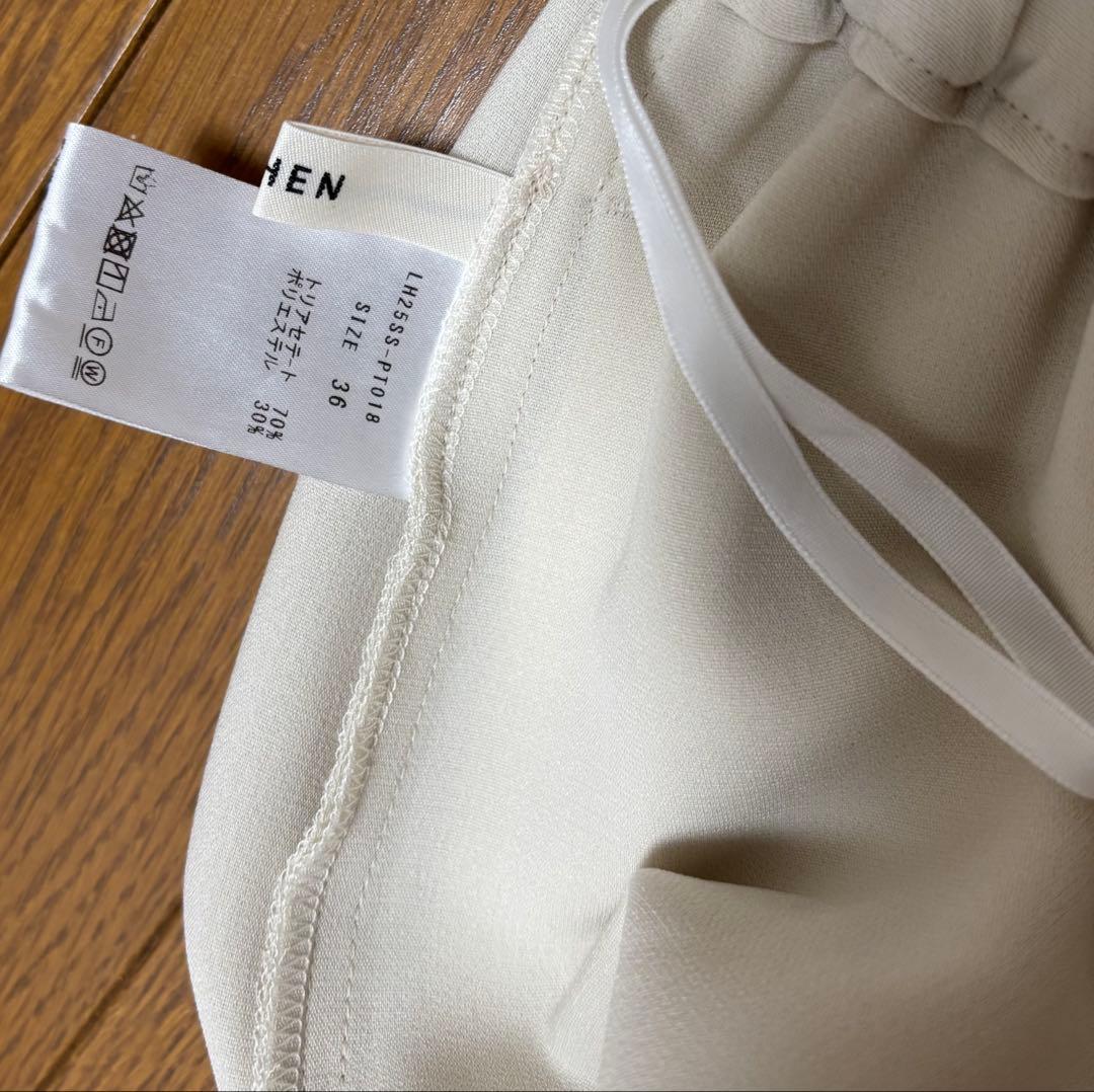 【新品】LOHEN ダブルクロス バルーンパンツ36