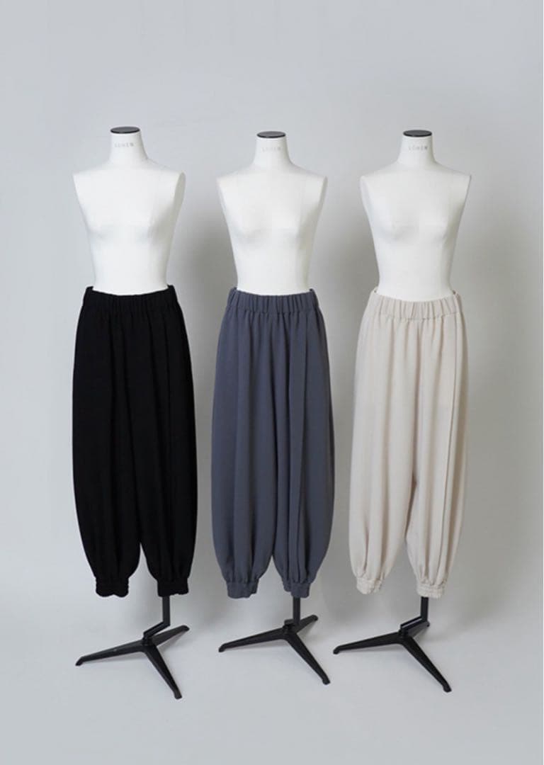 【新品】LOHEN ダブルクロス バルーンパンツ36