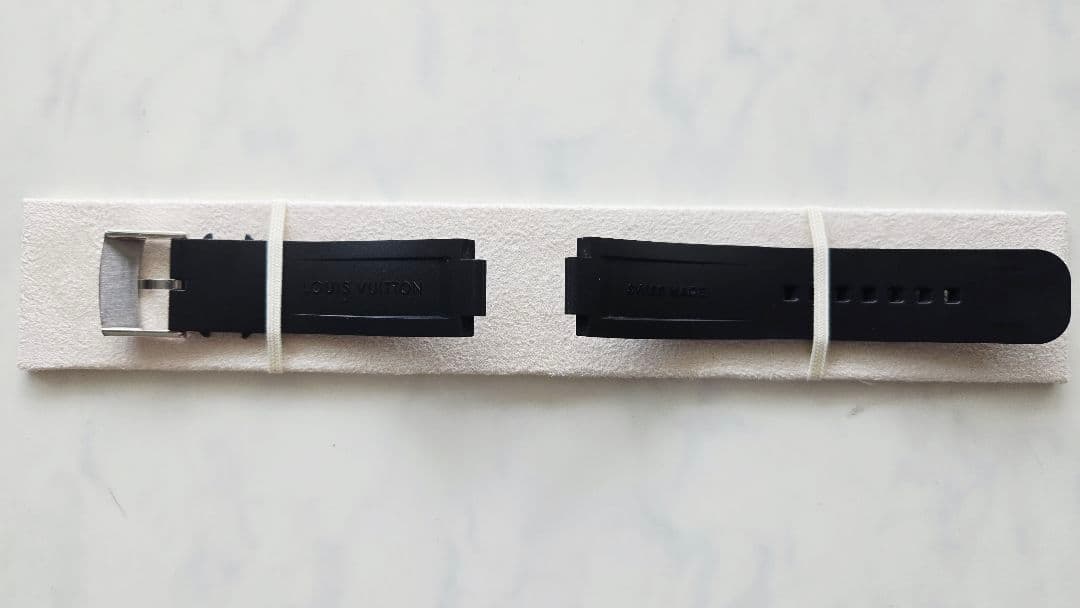 【週末値下】ルイヴィトン タンブールラバーベルト ブラック