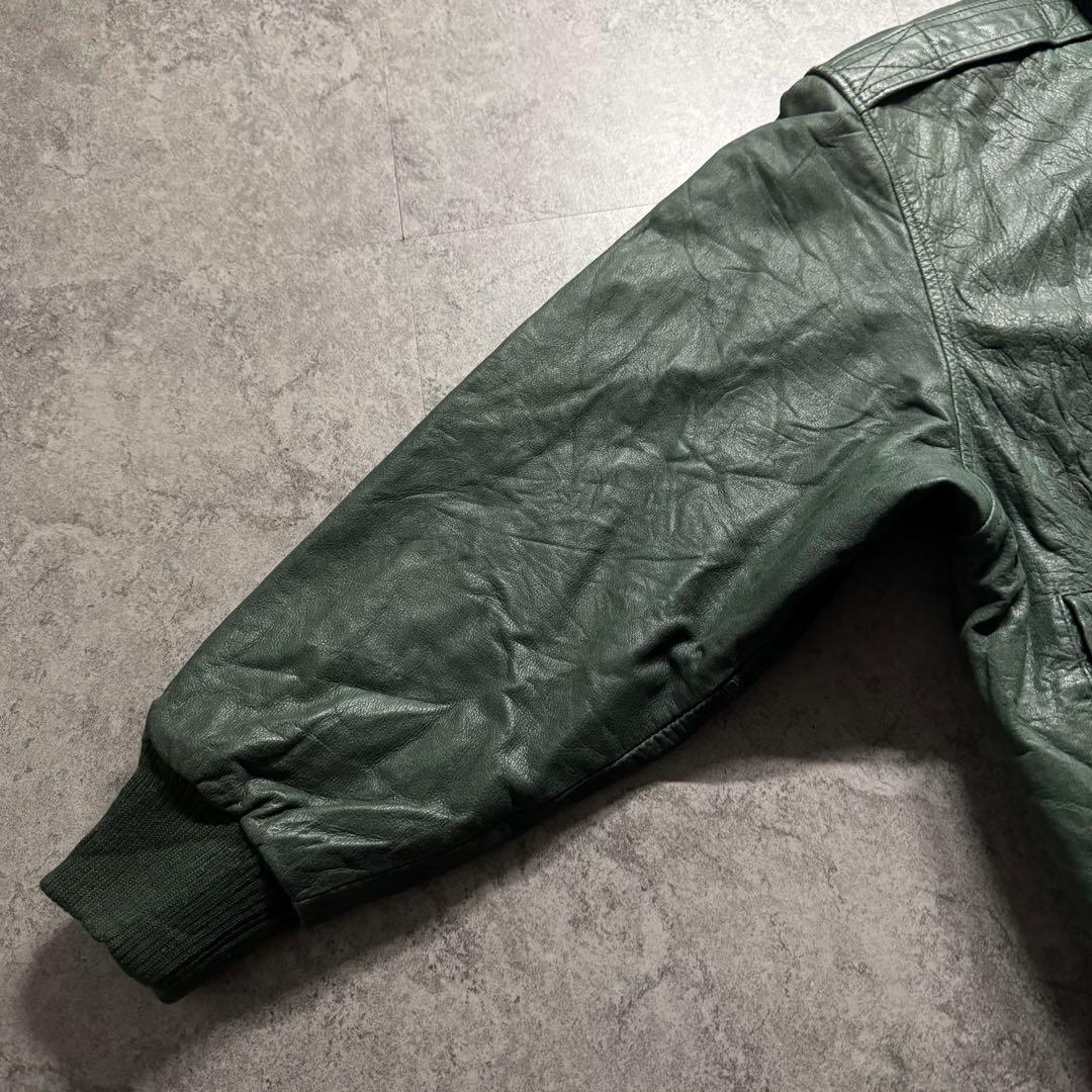 【00s archive】A-2 leather flight jkt 短丈　M