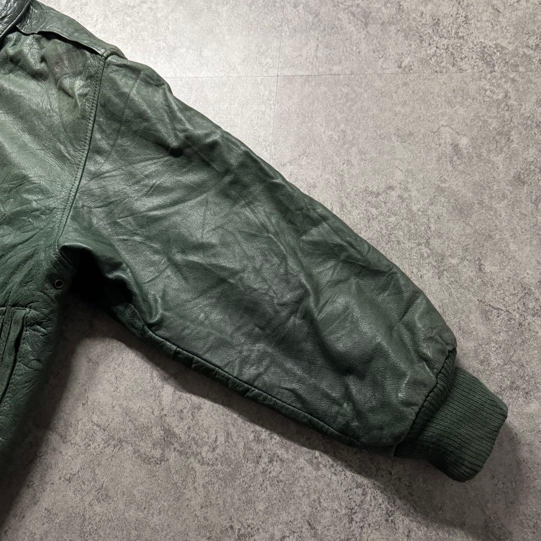 【00s archive】A-2 leather flight jkt 短丈　M