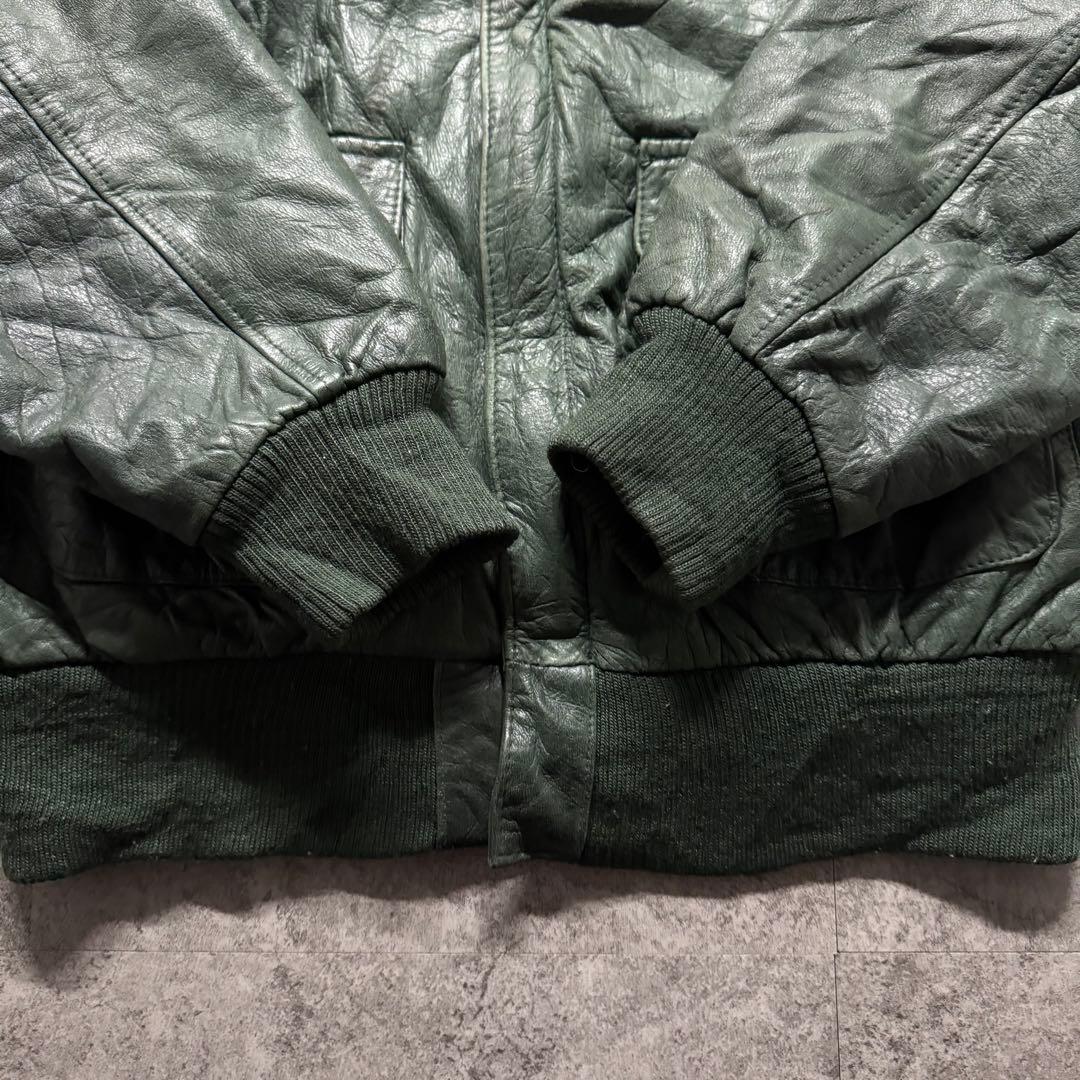 【00s archive】A-2 leather flight jkt 短丈　M