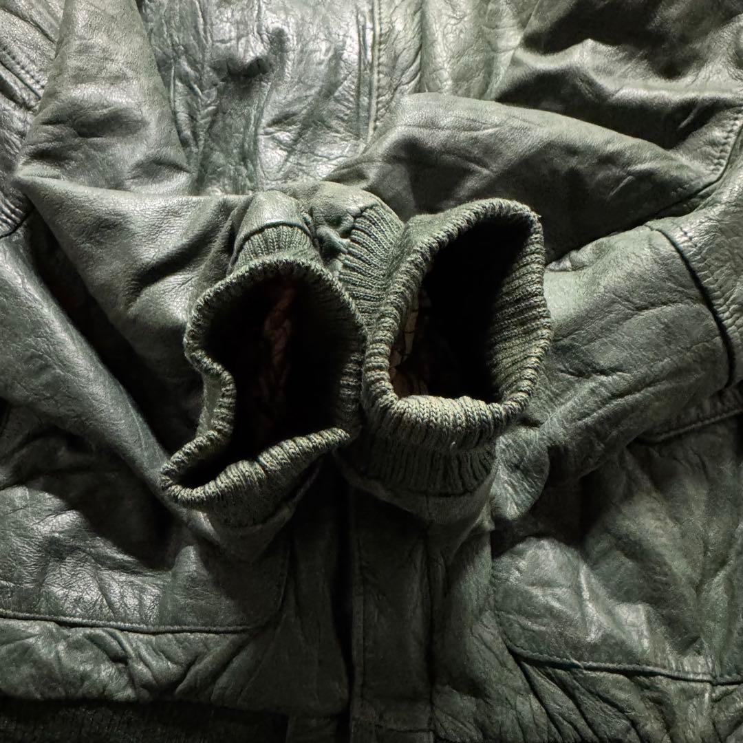 【00s archive】A-2 leather flight jkt 短丈　M