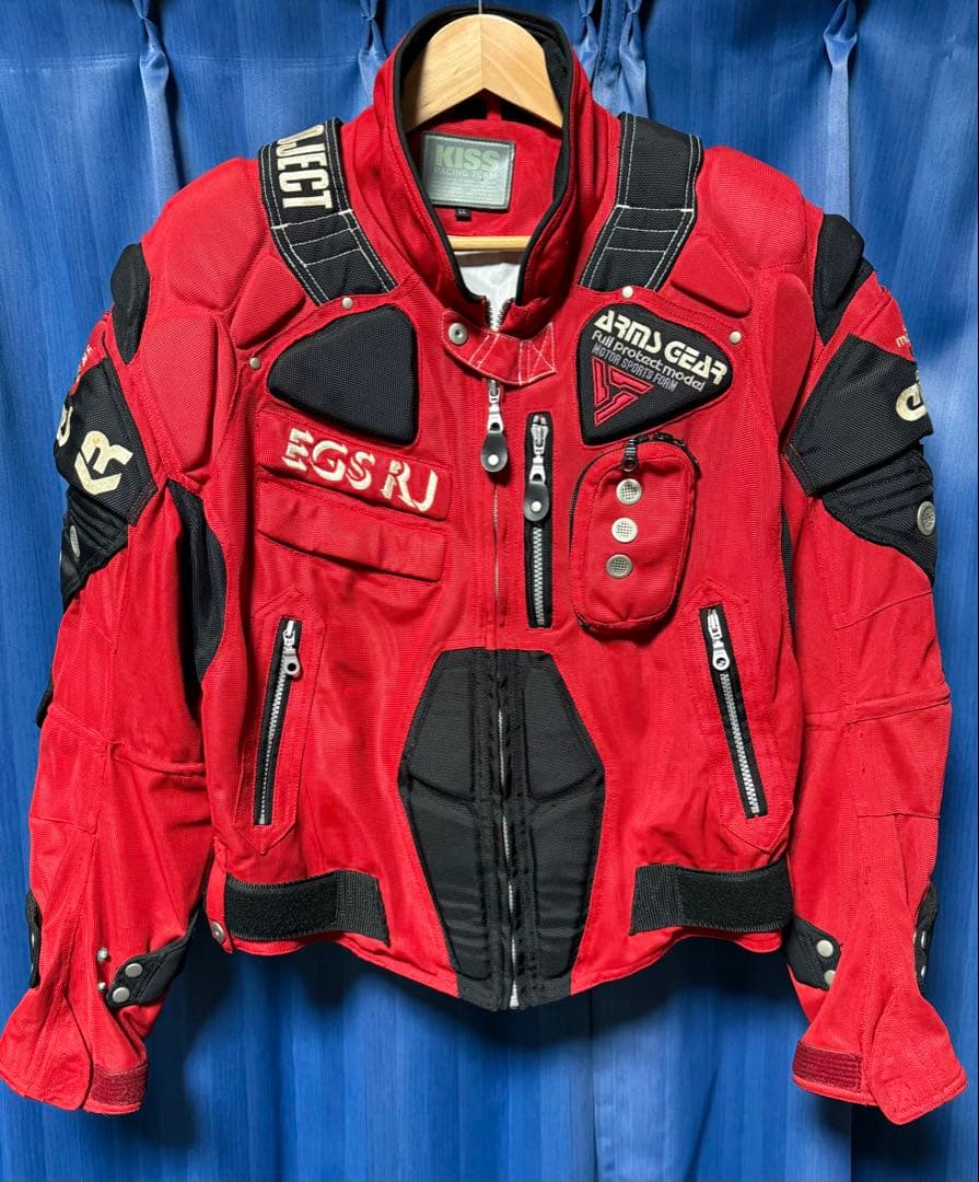 レア 希少 KISS RACING キスレーシング ライディングジャケット LL