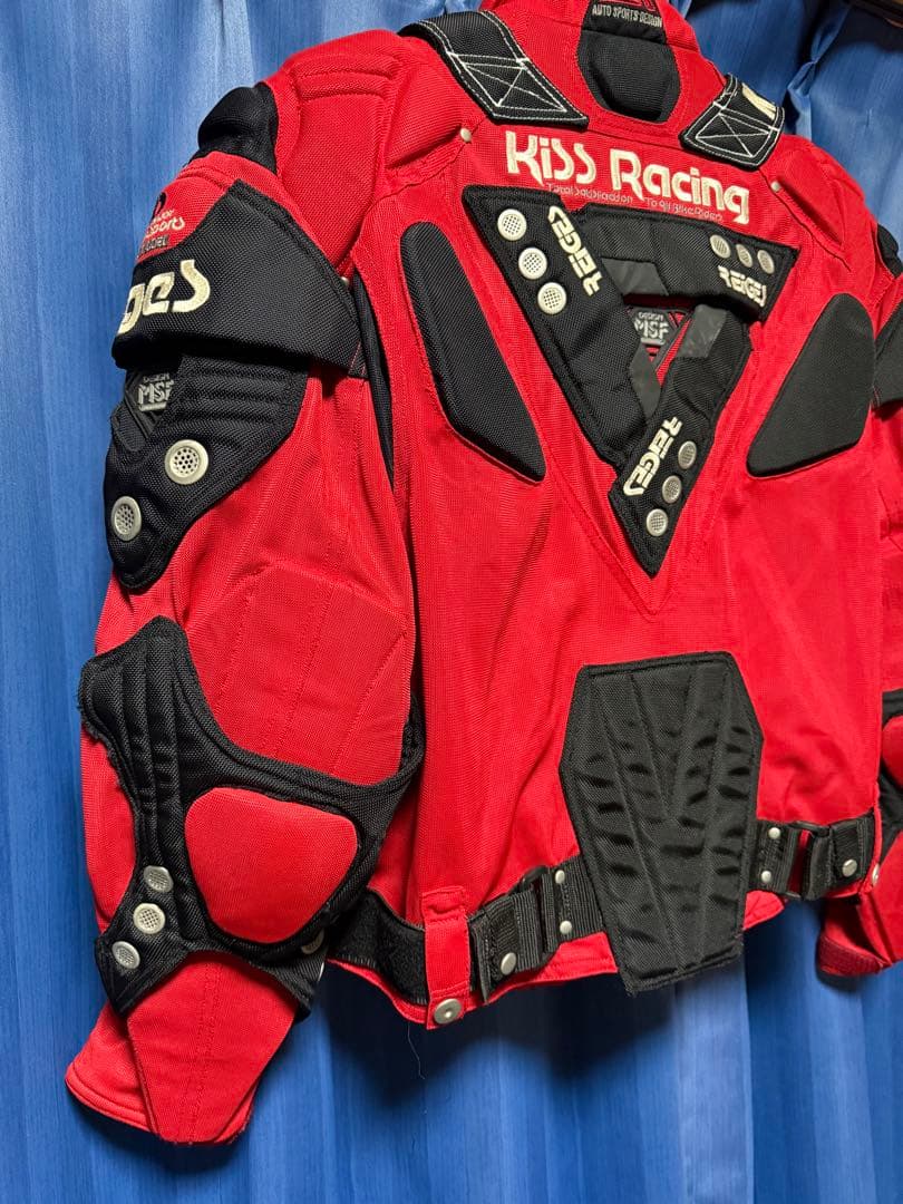 レア 希少 KISS RACING キスレーシング ライディングジャケット LL