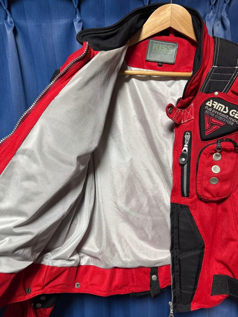 レア 希少 KISS RACING キスレーシング ライディングジャケット LL