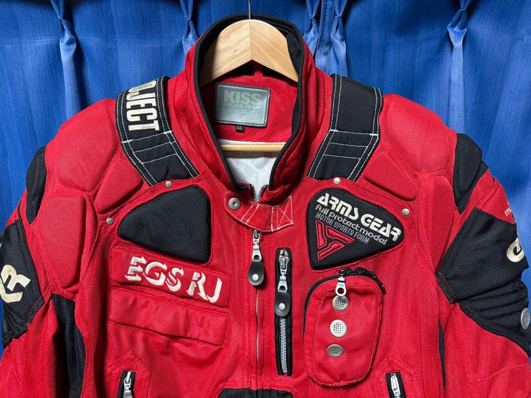 レア 希少 KISS RACING キスレーシング ライディングジャケット LL
