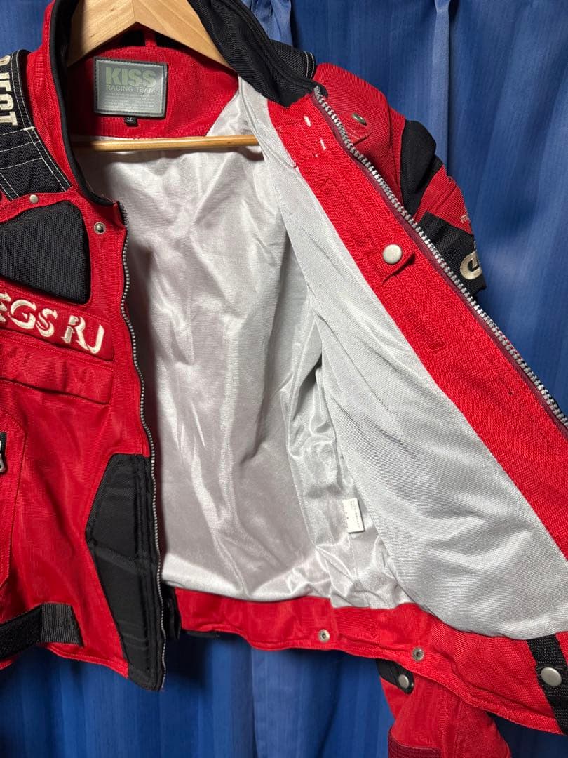 レア 希少 KISS RACING キスレーシング ライディングジャケット LL