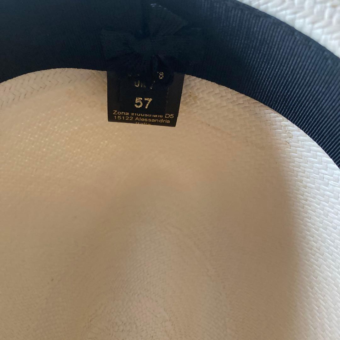 ボルサリーノ　ワイドブリム　57 収納箱つき