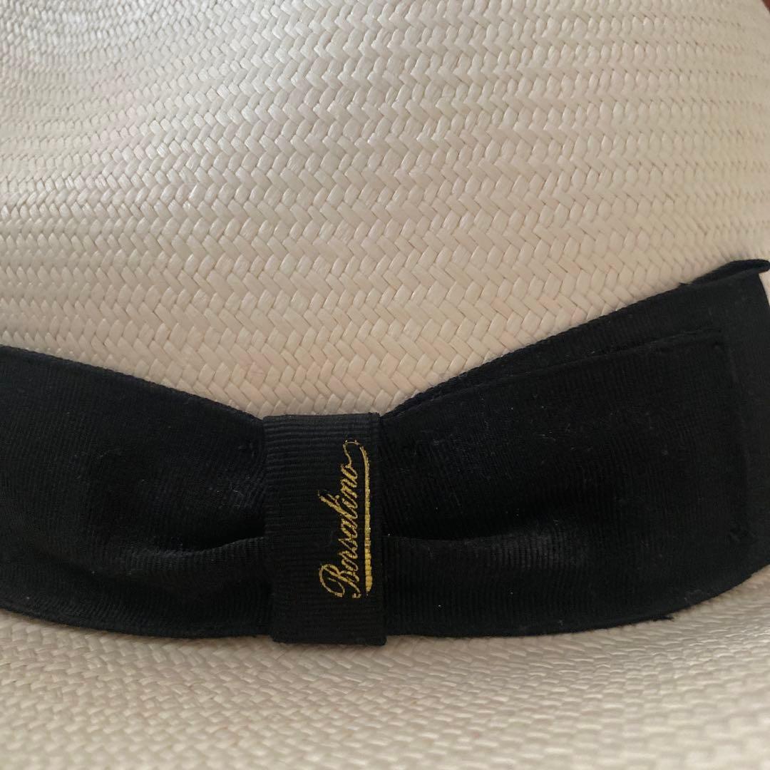 ボルサリーノ　ワイドブリム　57 収納箱つき