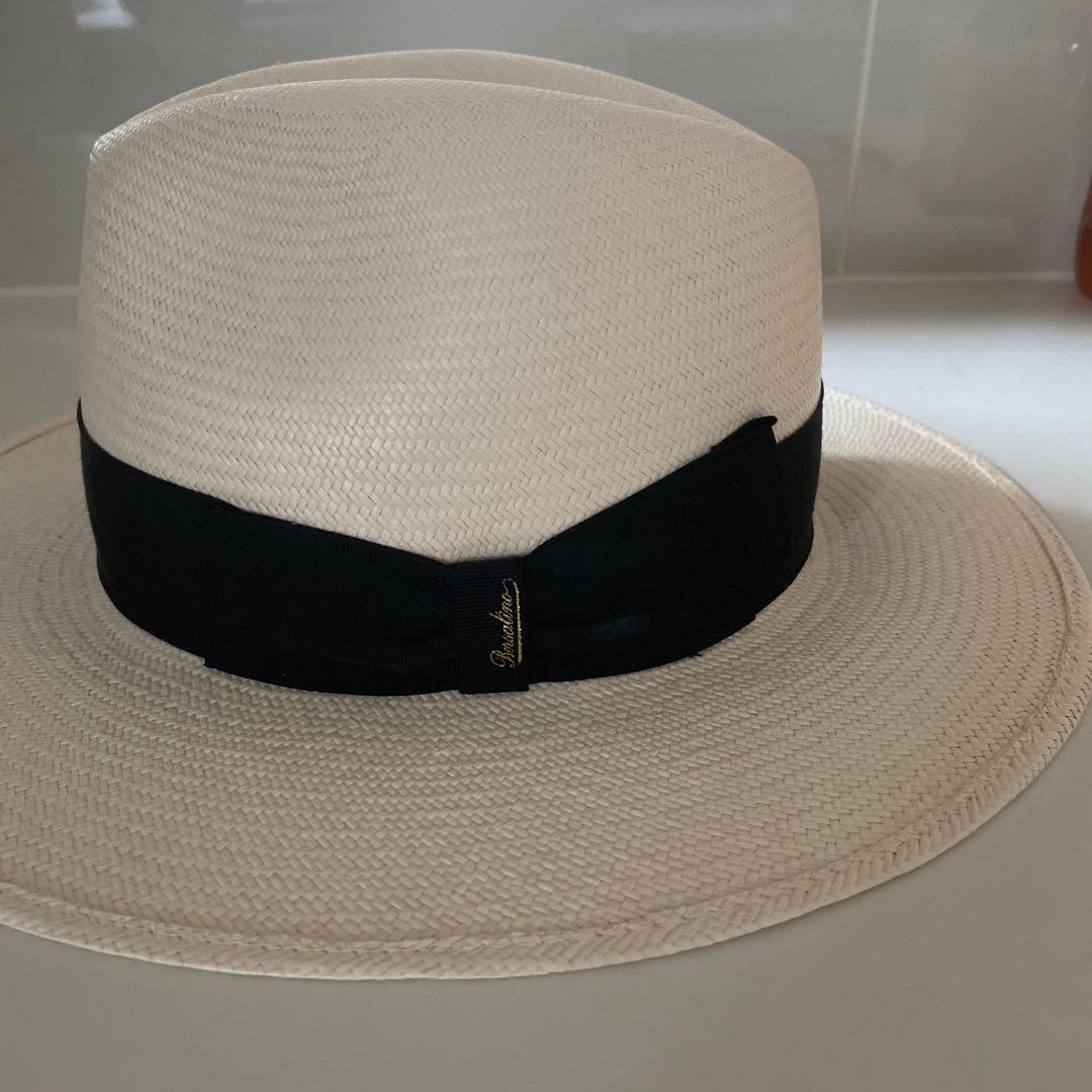 ボルサリーノ　ワイドブリム　57 収納箱つき