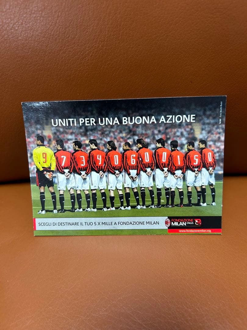 ACミラン公式 ポストカード 2006-2008 AC Milan 非売品