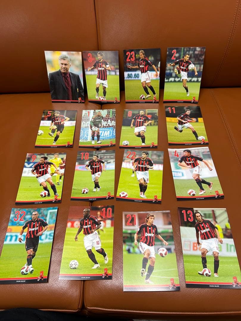 ACミラン公式 ポストカード 2006-2008 AC Milan 非売品